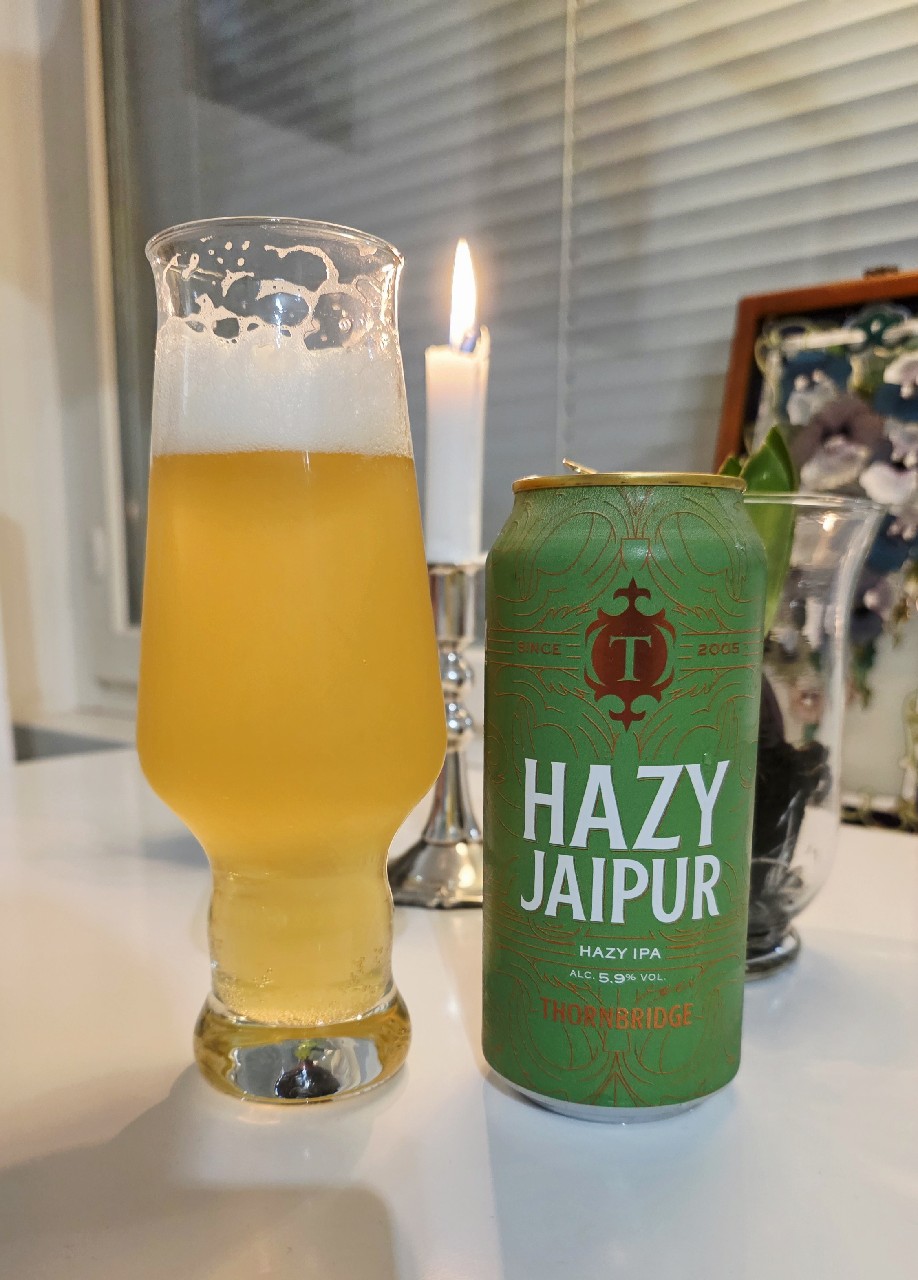 Hazy Jaipur, Thornbridge Brewery