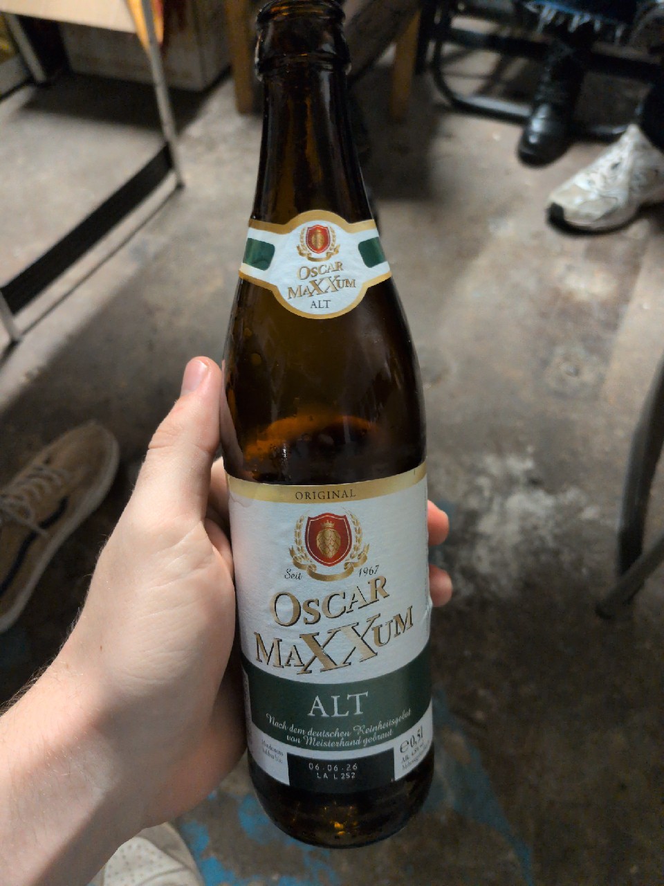 Oscar Maxxum Alt, Privatbrauerei Iserlohn