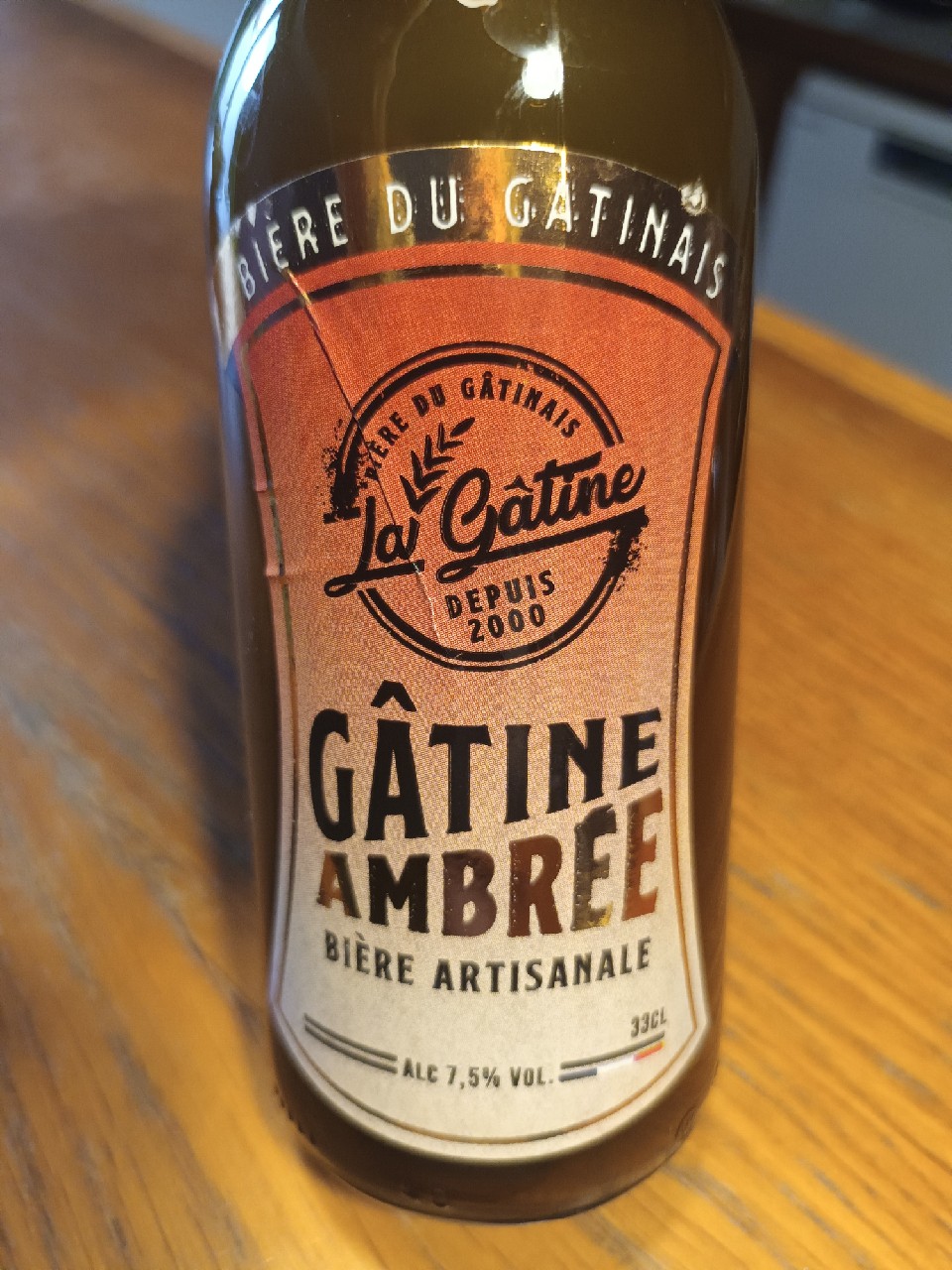 La Gâtine Ambrée, Bière La Gâtine