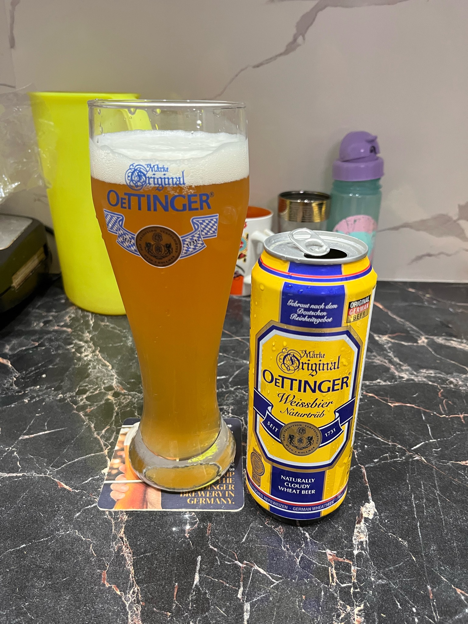 Oettinger Hefeweißbier Naturtrüb / Weissbier, Oettinger Brauerei