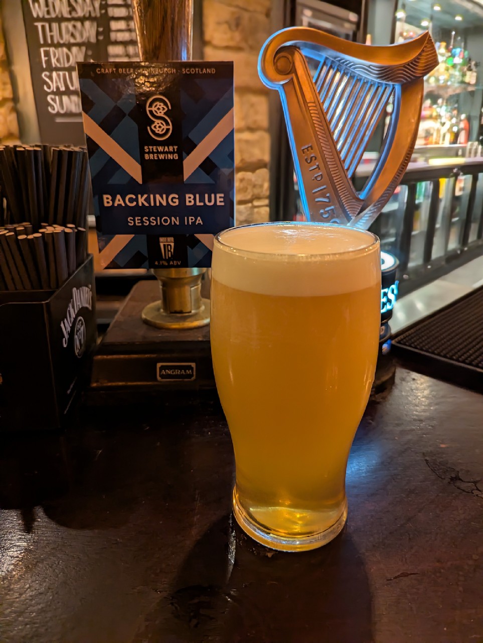 Backing Blue, Scotland