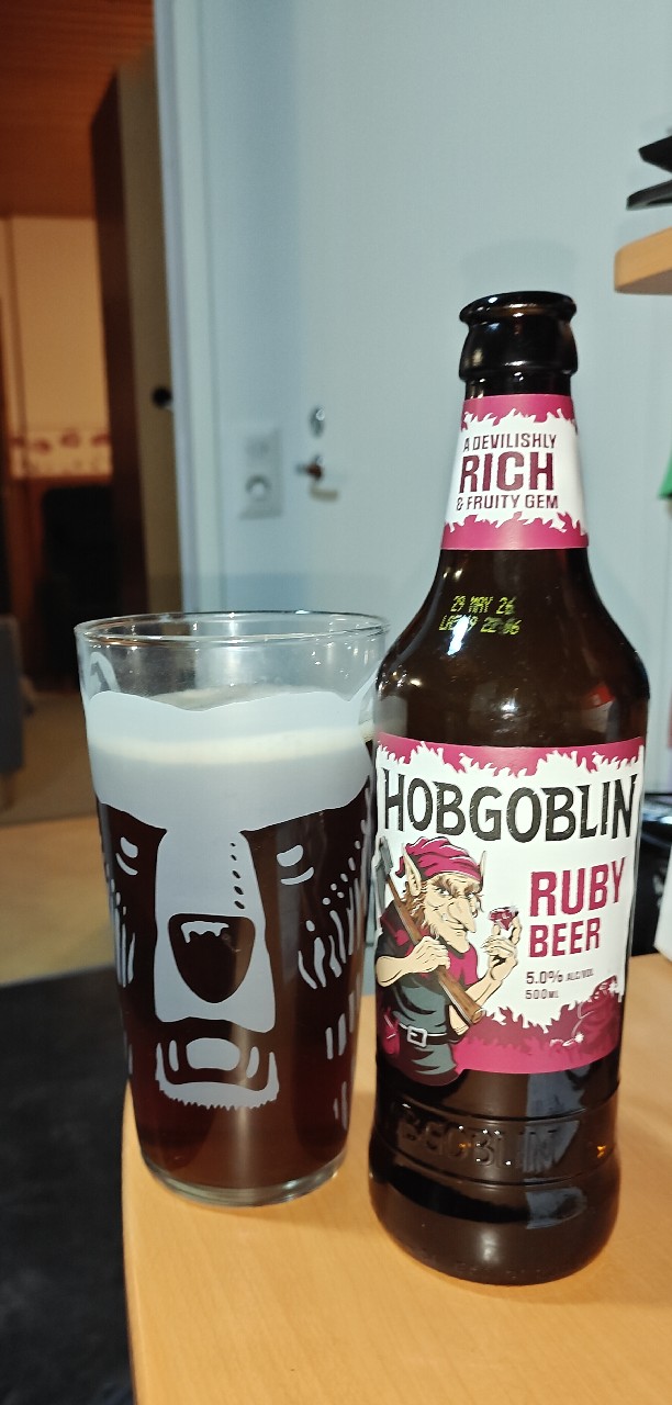Hobgoblin Ruby, Wychwood Brewery (Marston's Brewery)