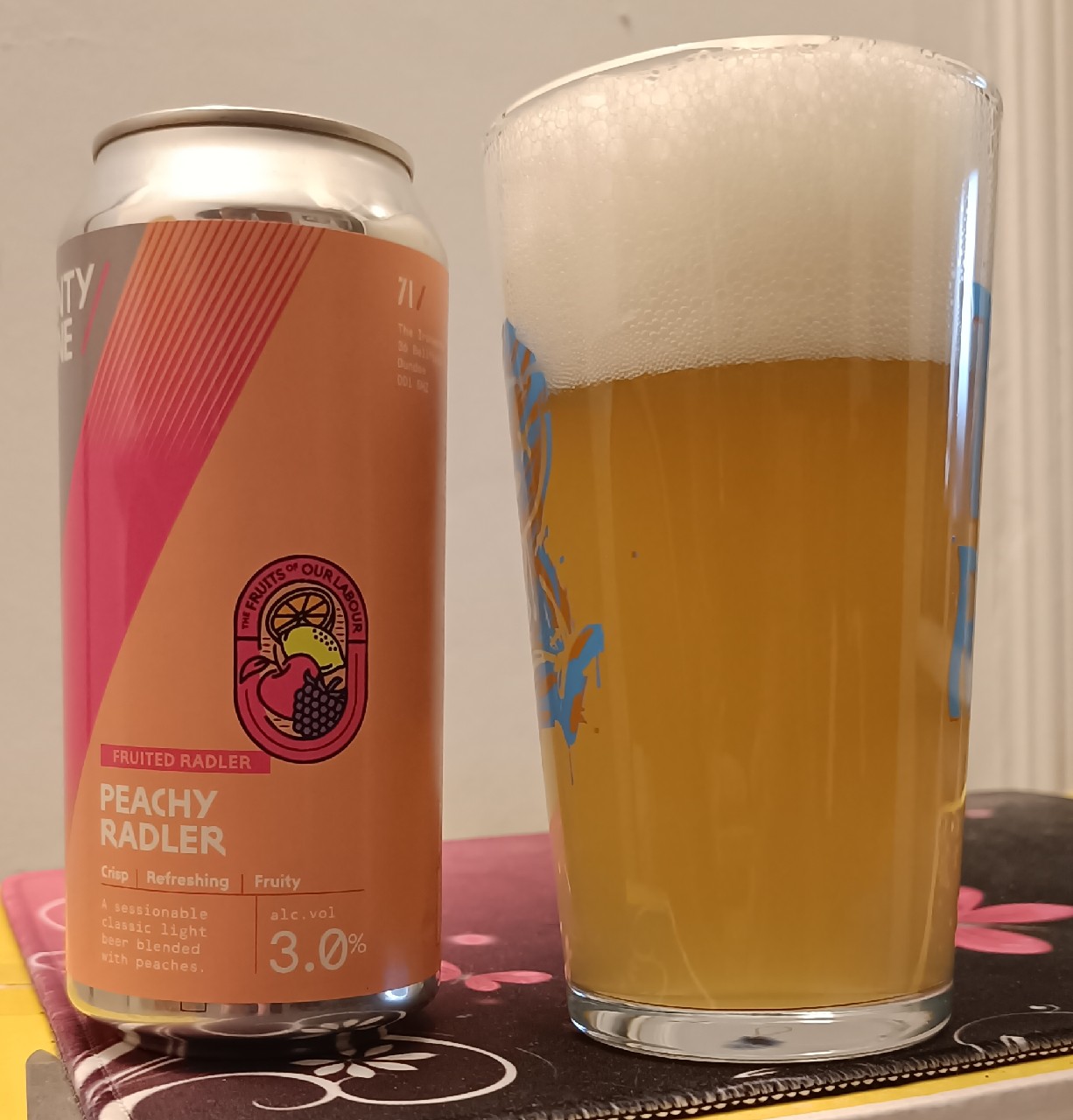 peachy radler, Scotland