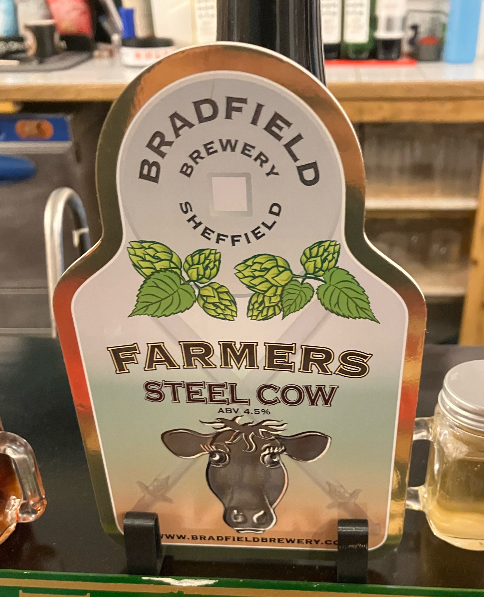 Farmers Steel Cow, Bradfield Brewer