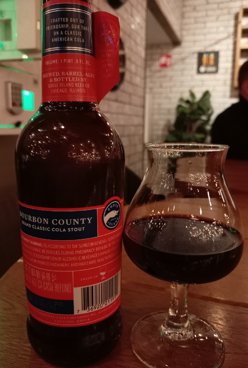 Bourbon County Brand Classic Cola Stout (2021), United States