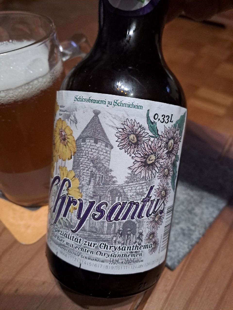 Chrysantus, Schlossbrauerei Stöckle Schmieheim