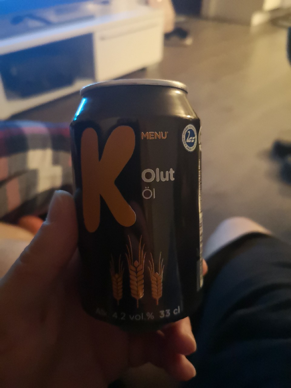 K-Menu Lager Olut 4.2%, Finland