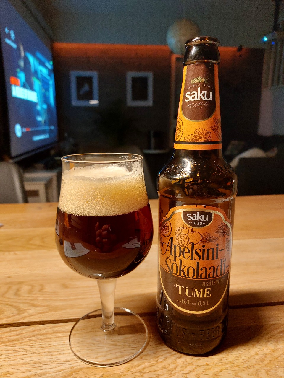 Apelsini-Šokolaadi Tume, Saku Õlletehas (Carlsberg)