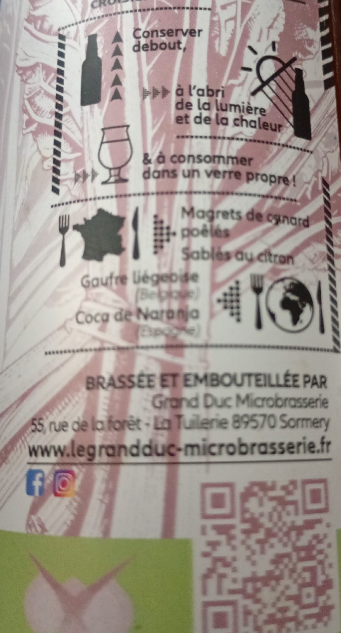 saison rhubarbe, Microbrasserie Grand Duc