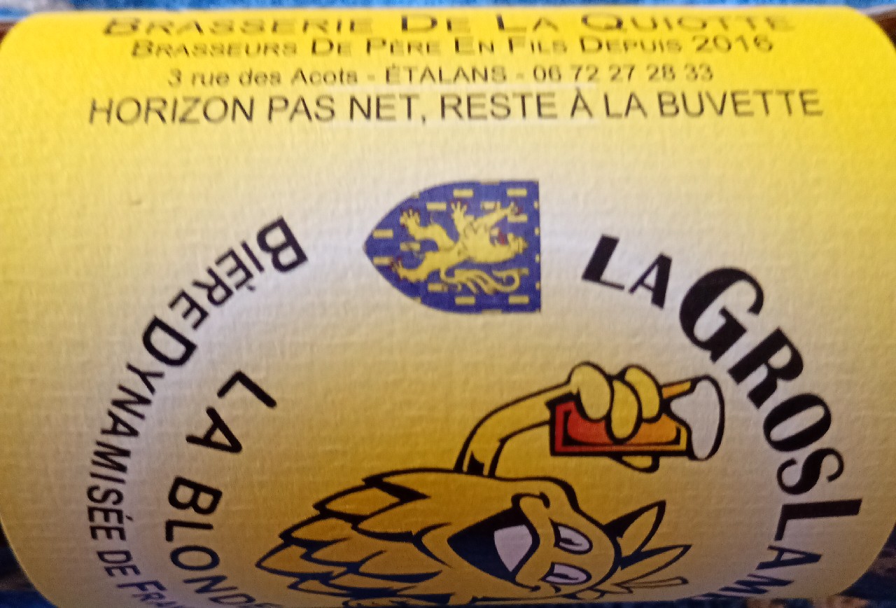 La GrosLam Beer Blonde, Brasserie De La Quiotte (GrosLam Beer)