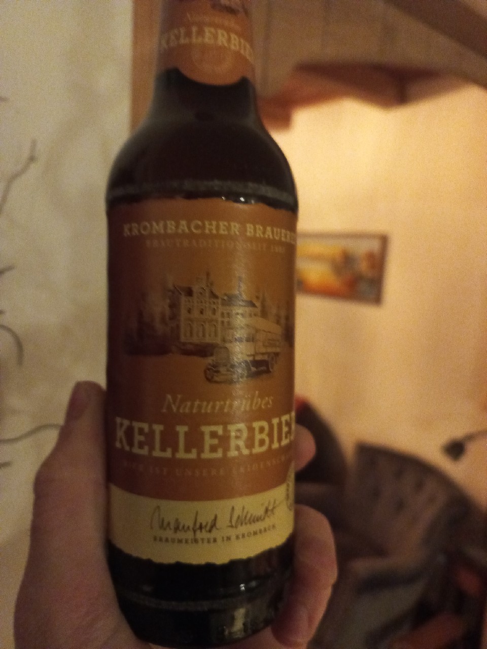 Krombacher Naturtrübes Kellerbier, Krombacher Brauerei