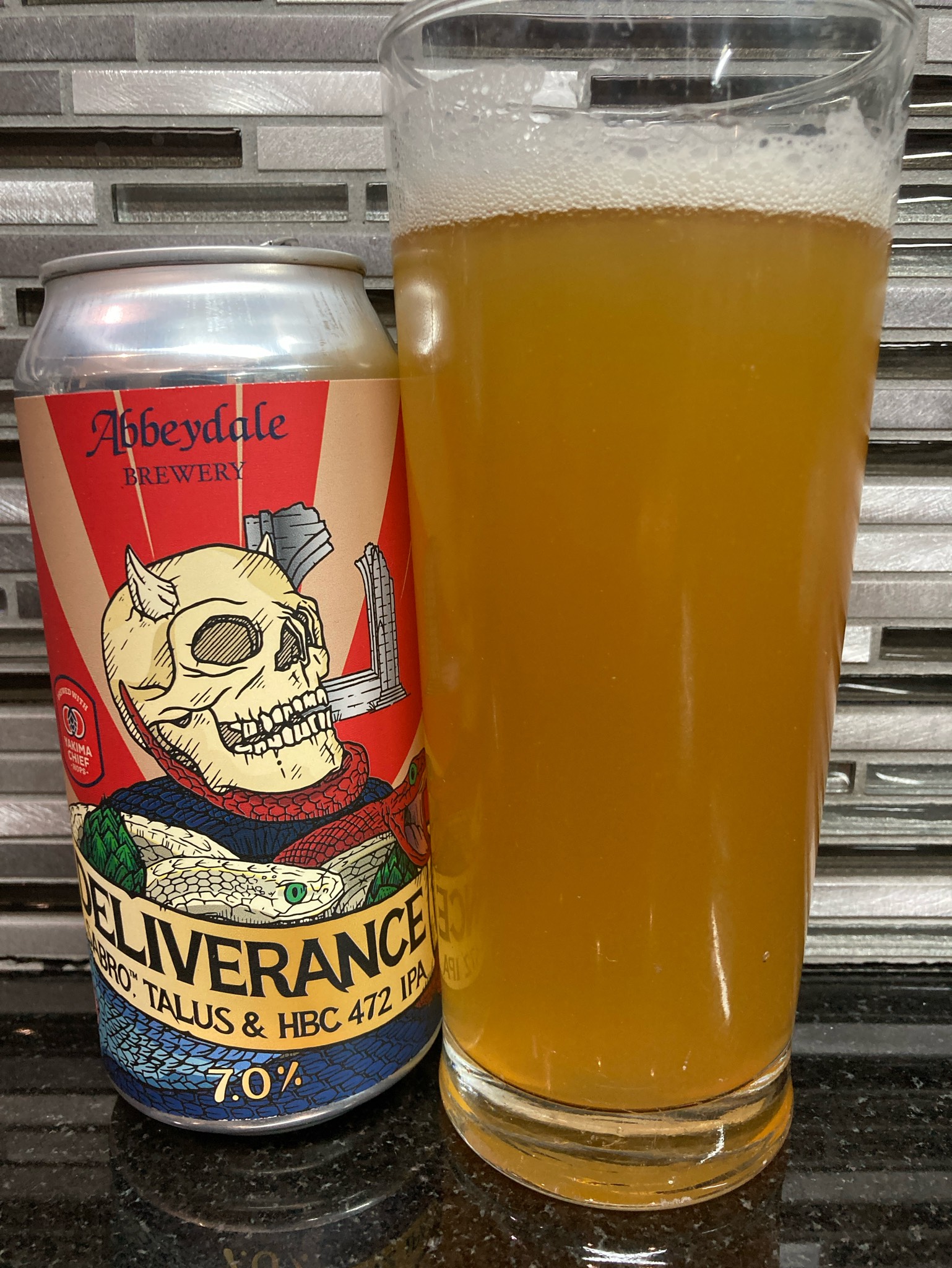 Deliverance : sabro, talus & HBC 472, Abbeydale Brewery