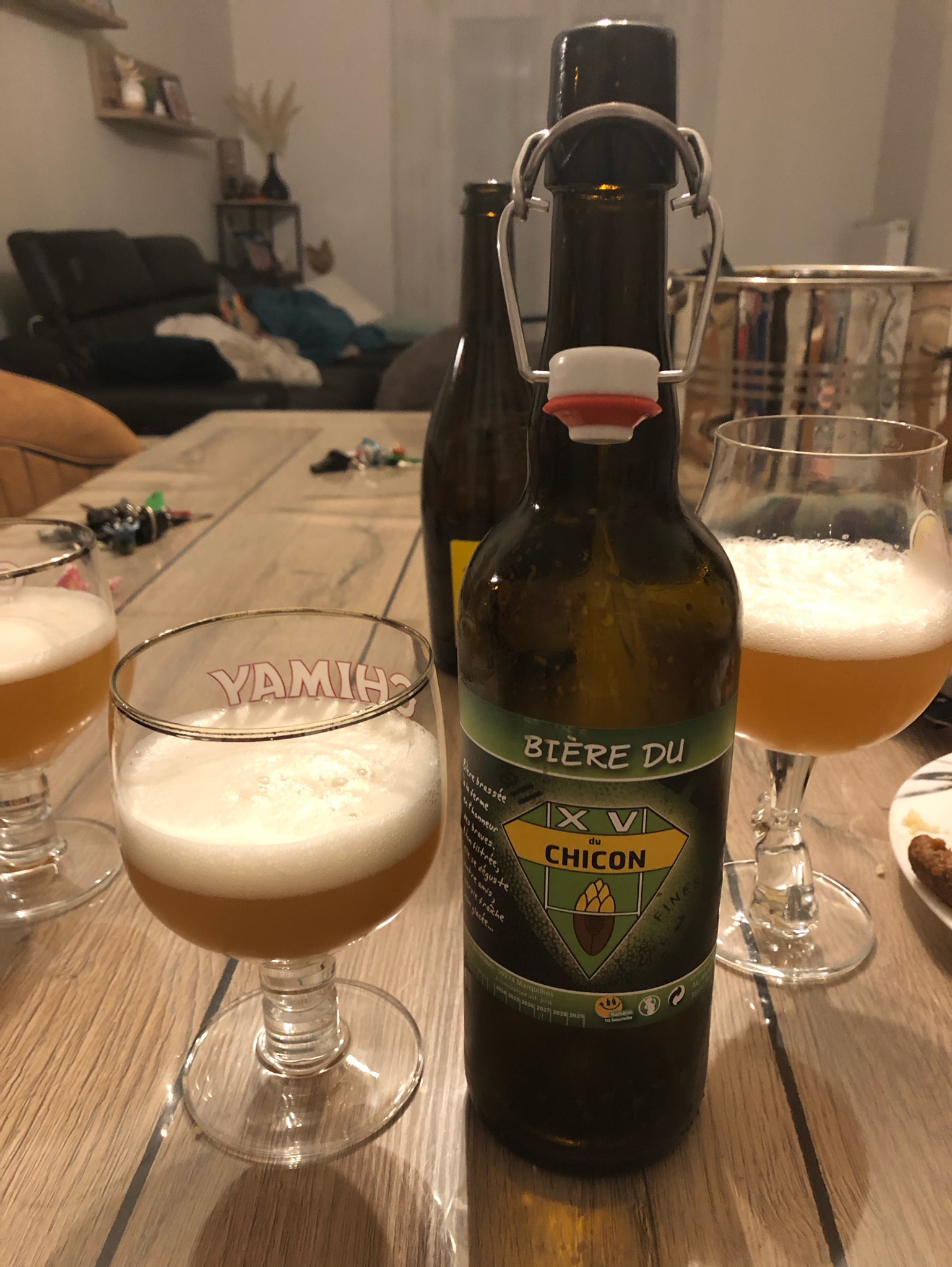 Bière Du XV Du Chicon, Brasserie De La Ferme Des Mottes