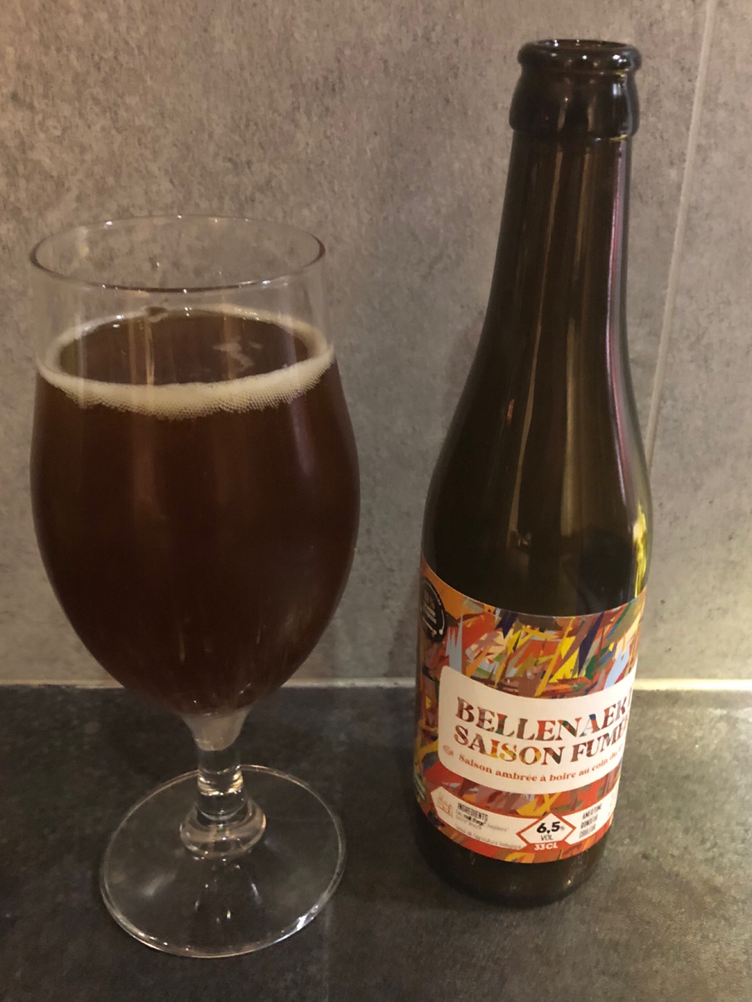 Bellenaert saison fumée, Brasserie Bellenaert