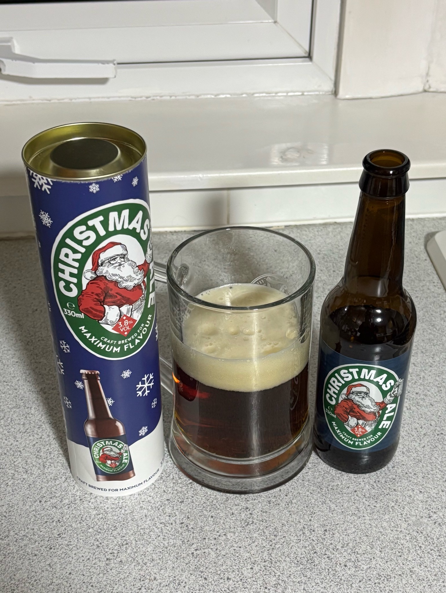 Christmas Chestnut Ale, Castle Eden Brewery