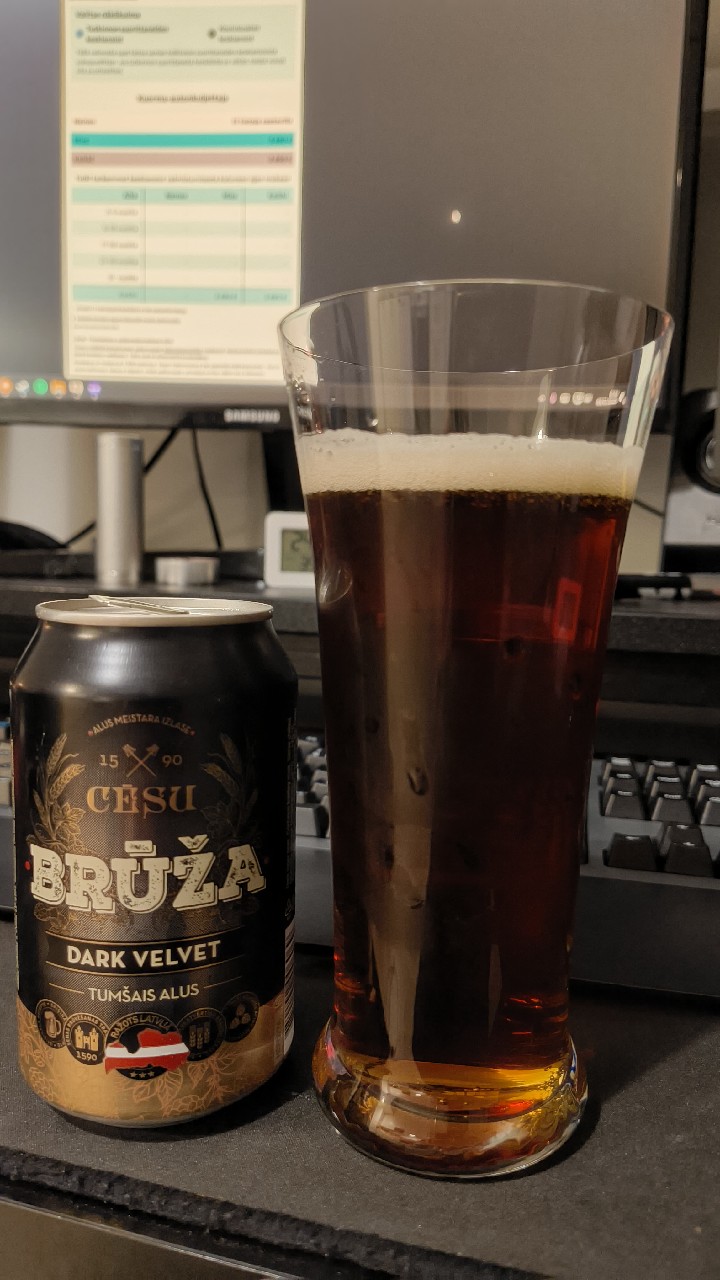 Brūža Dark Velvet, Cēsu Alus (Olvi)