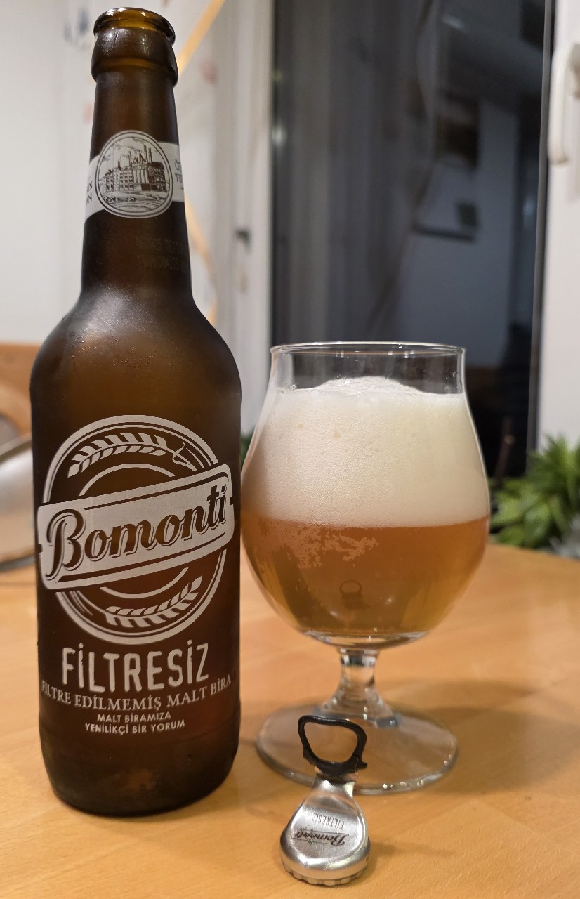 Bomonti Filtresiz 100% Malt, Turkey