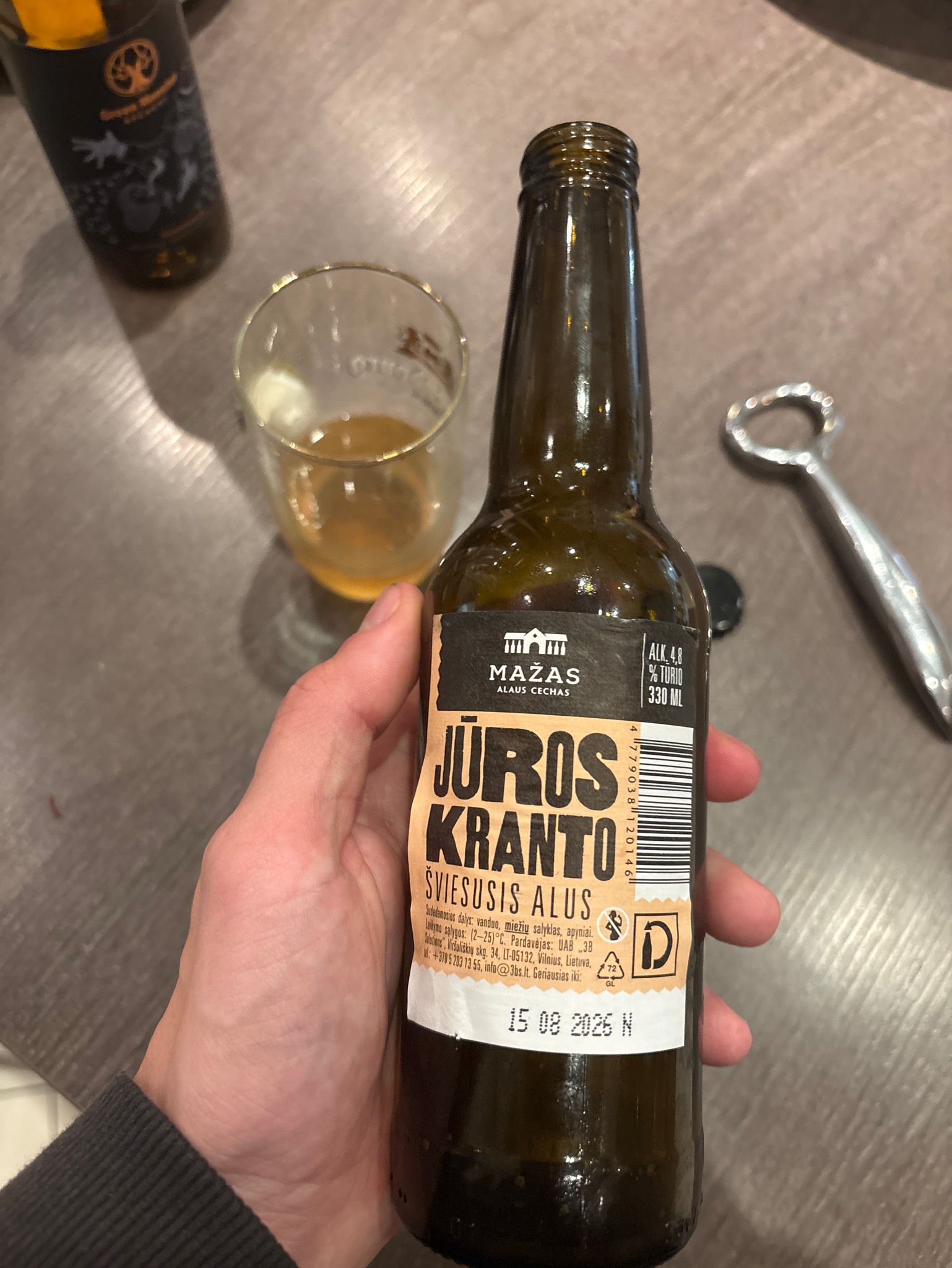 Jūros Kranto šviesusis Alus, Mazas Alaus Cechas