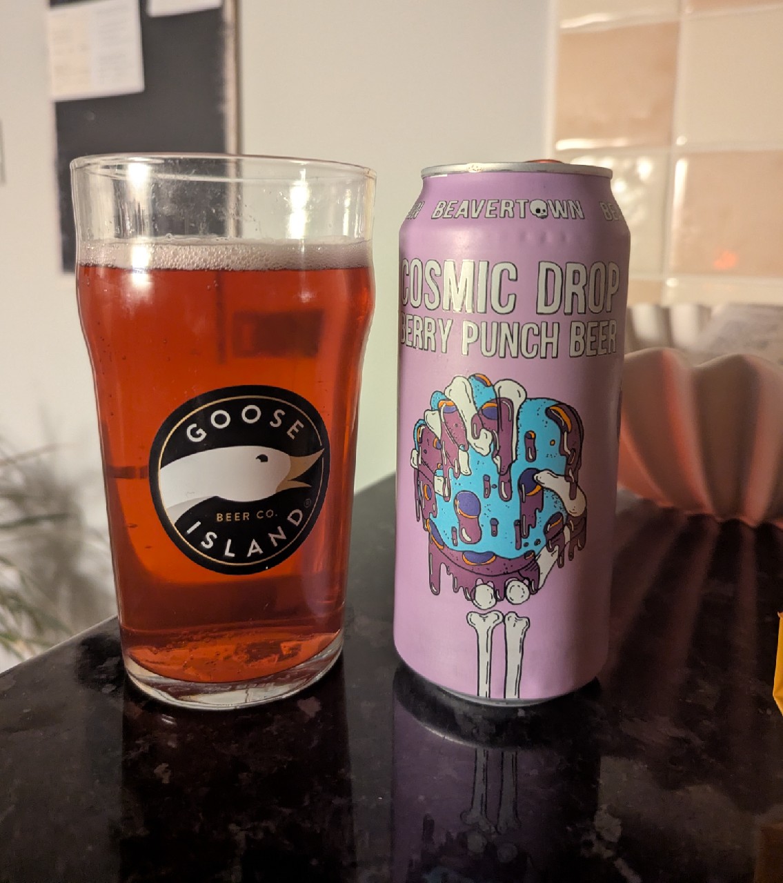 Cosmic Drop Berry Punch Beer, Beavertown Brewery