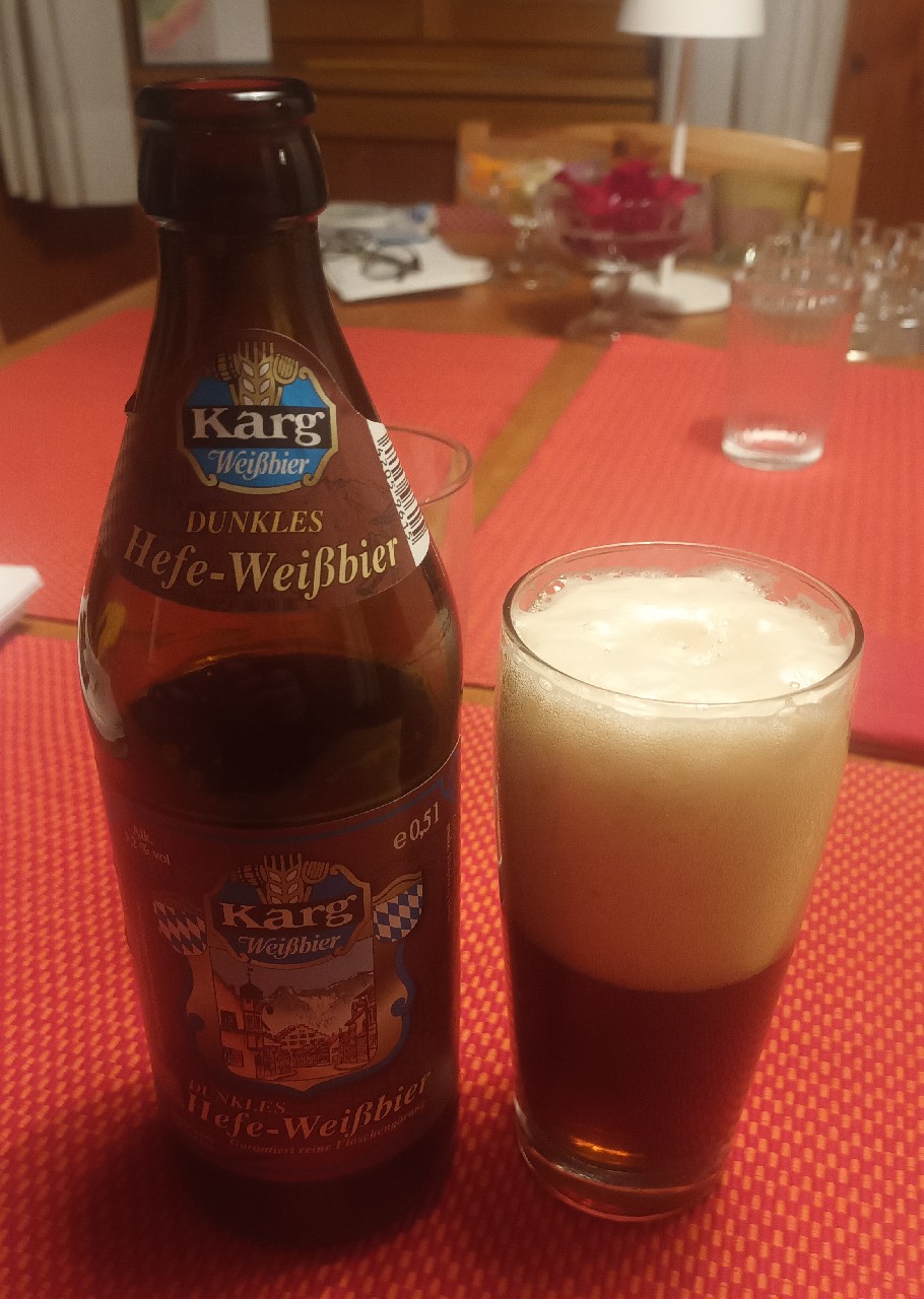 Karg Dunkles Hefe-Weißbier, Brauerei Karg
