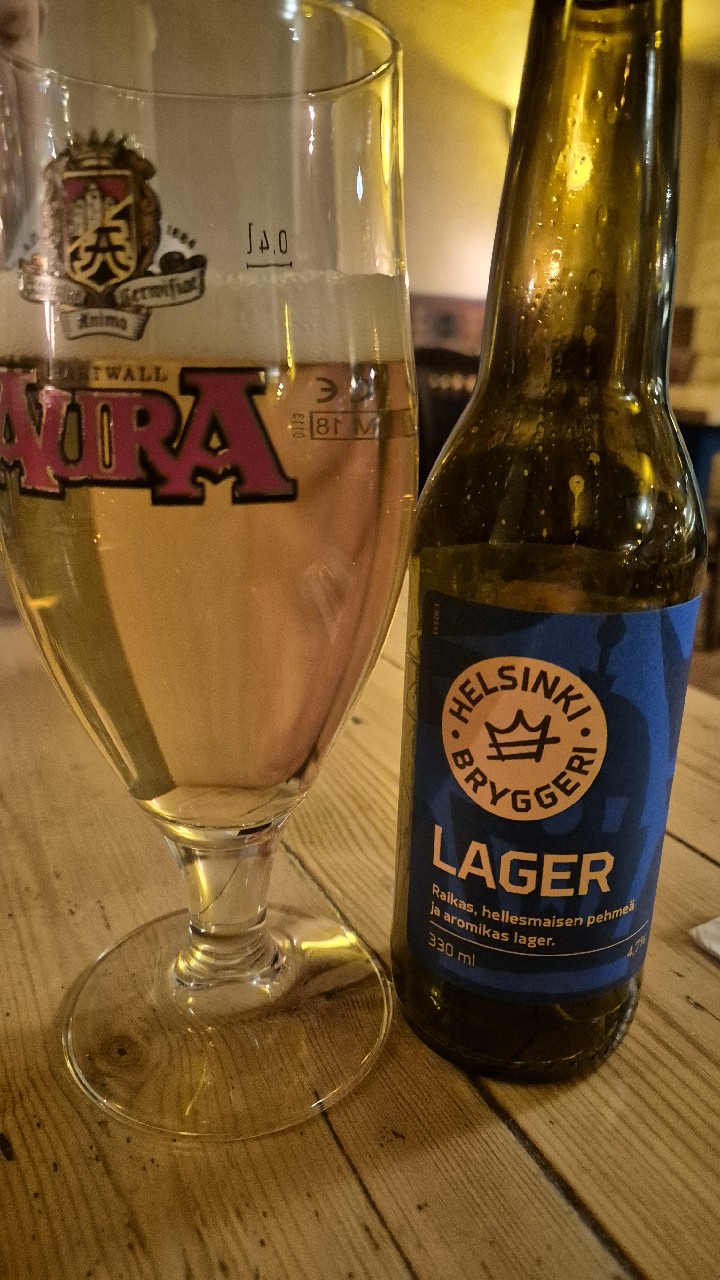 Bryggeri Lager, Helsinki Bryggeri Brewhouse (Royal Unibrew)