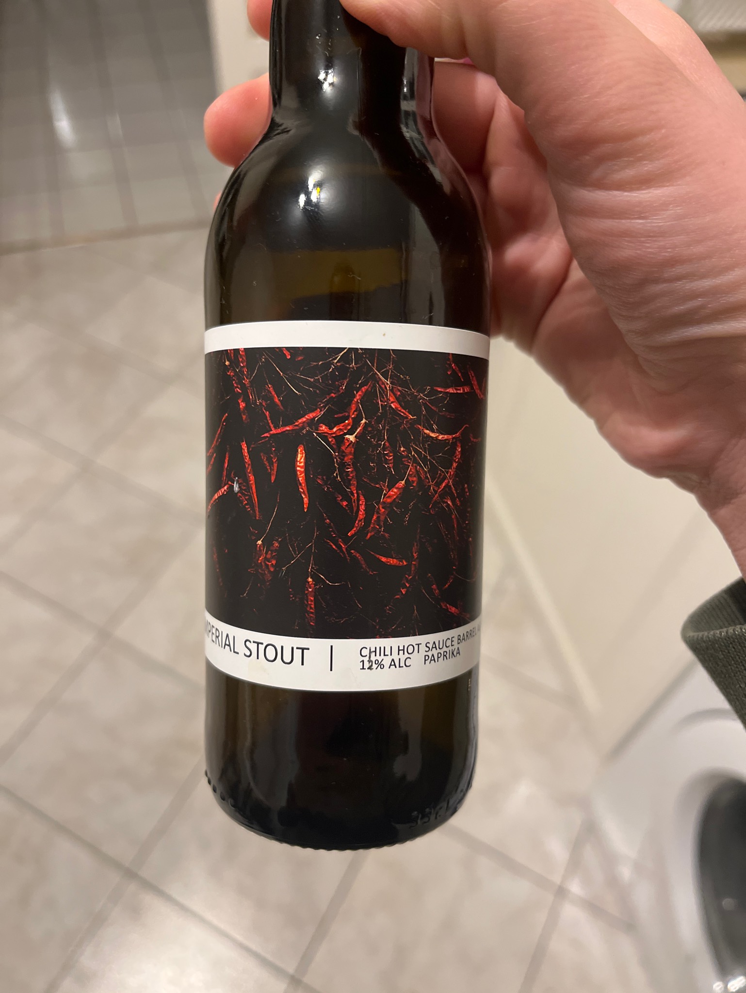 Imperial Stout Chili Hot Sauce Barrel 18 mois / Paprika, France