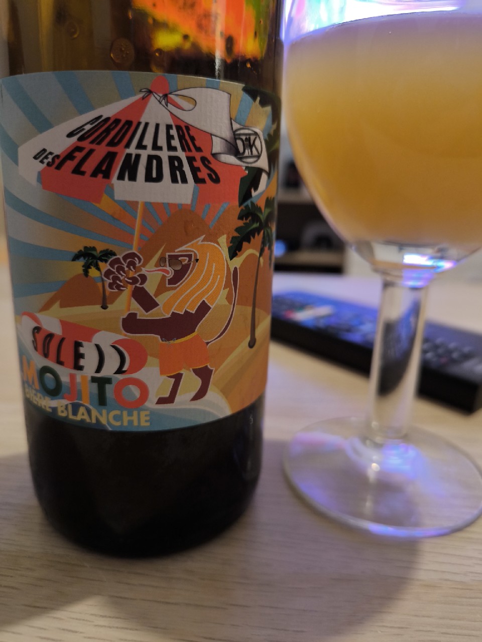 Cordillère des Flandres soleil Mojito bière blanche, Brasserie De Katsbier