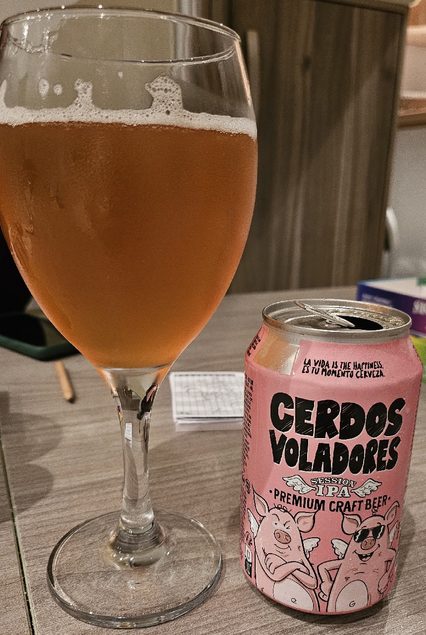 Cerdos Voladores IPA, Barcelona Beer Company