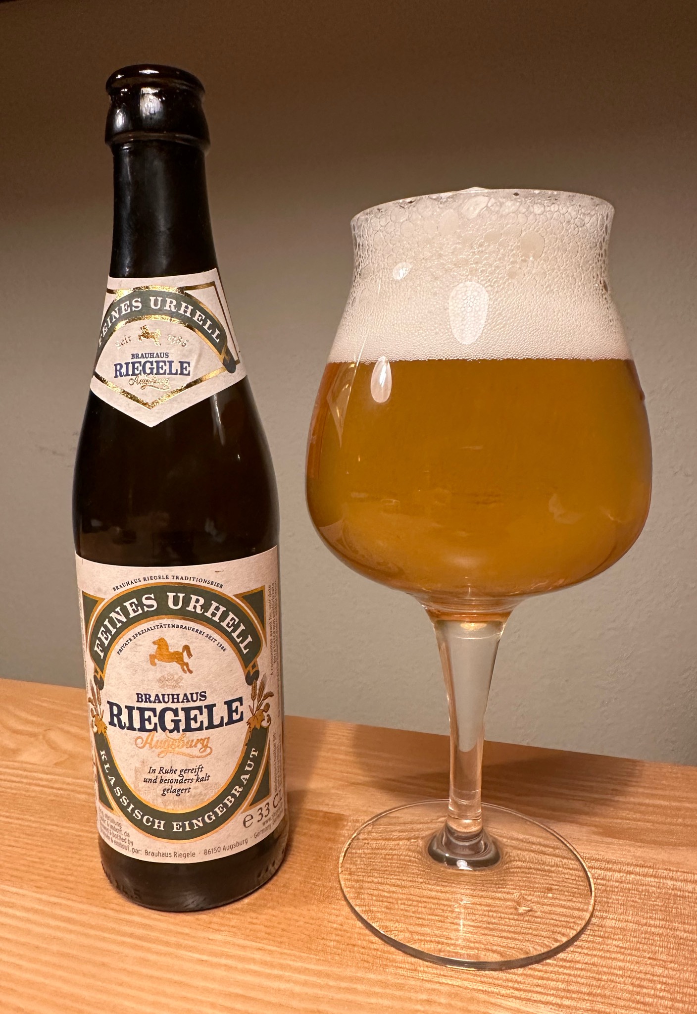 Riegele Feines Urhell, Germany