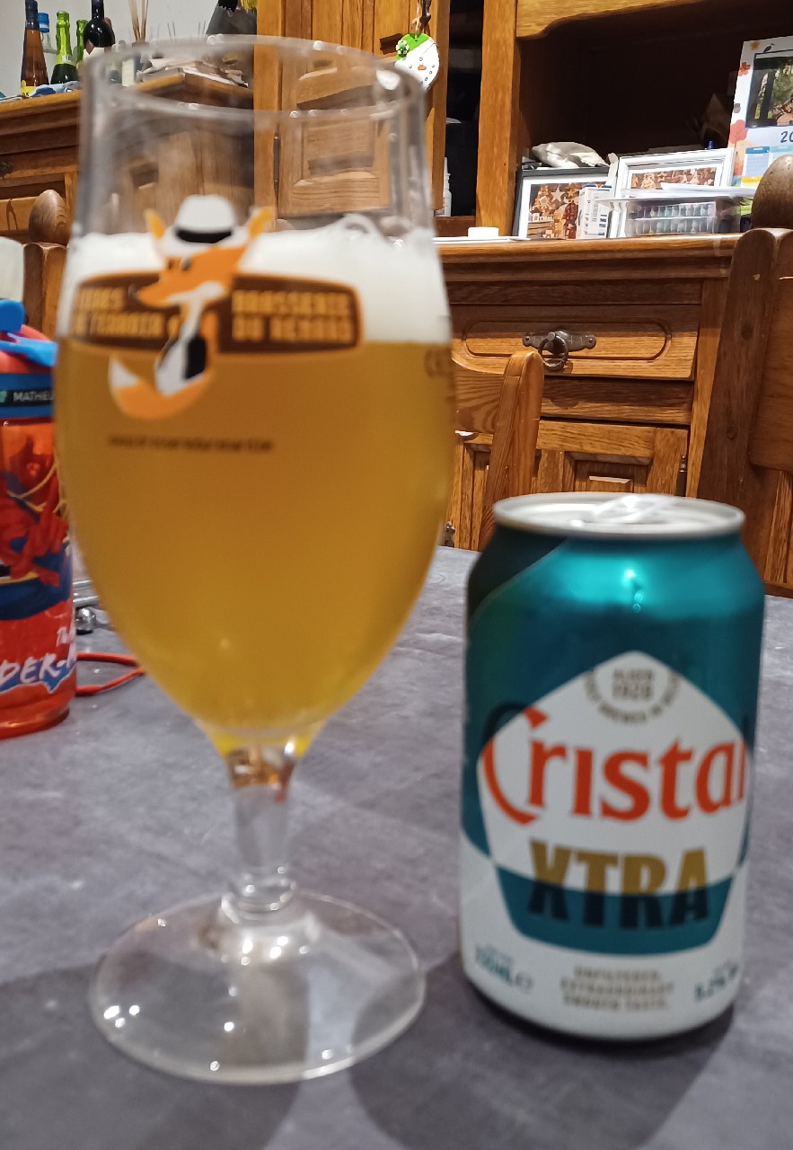 Cristal XTRA, Brouwerij Alken-Maes (Heineken)