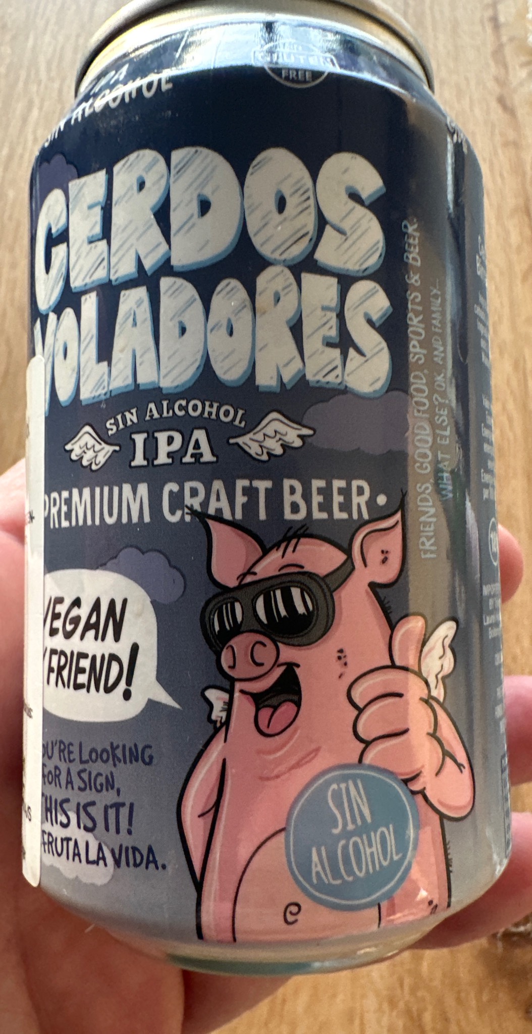 Cerdos Voladores Non Alcoholic IPA, Barcelona Beer Company