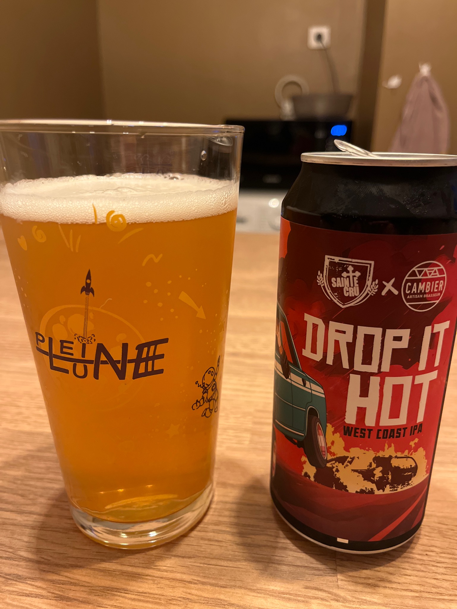 Drop it hot X Cambier, Brasserie Sainte Cru