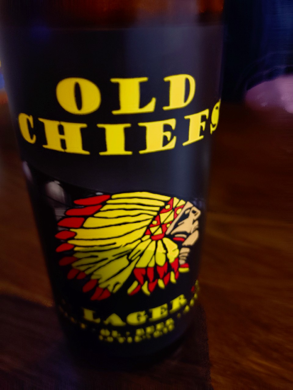 Old chiefs lager, Omapanimo