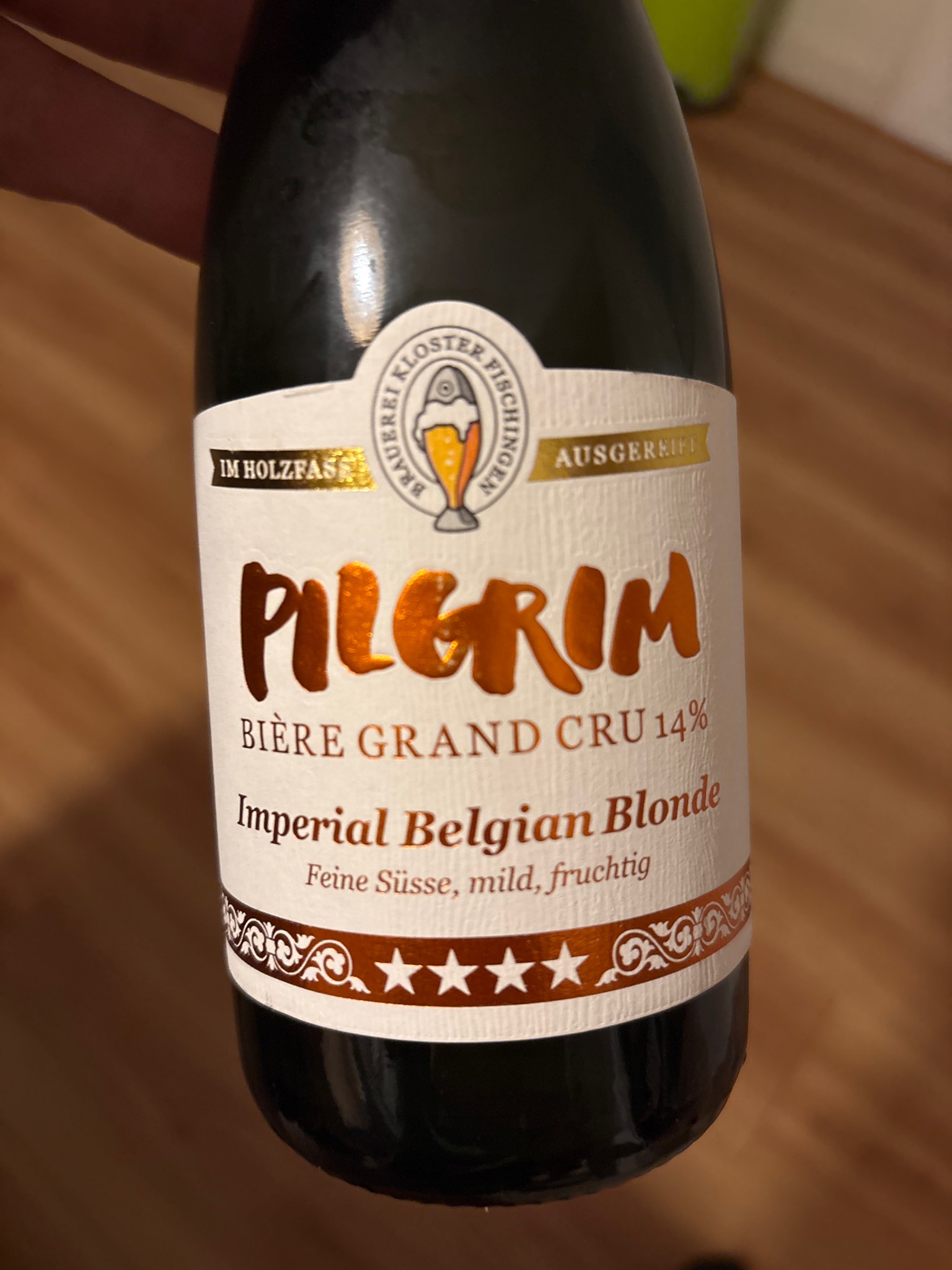 Pilgrim Bière Grand Cru Imperial Belgian Blonde, Brauerei Kloster Fischingen
