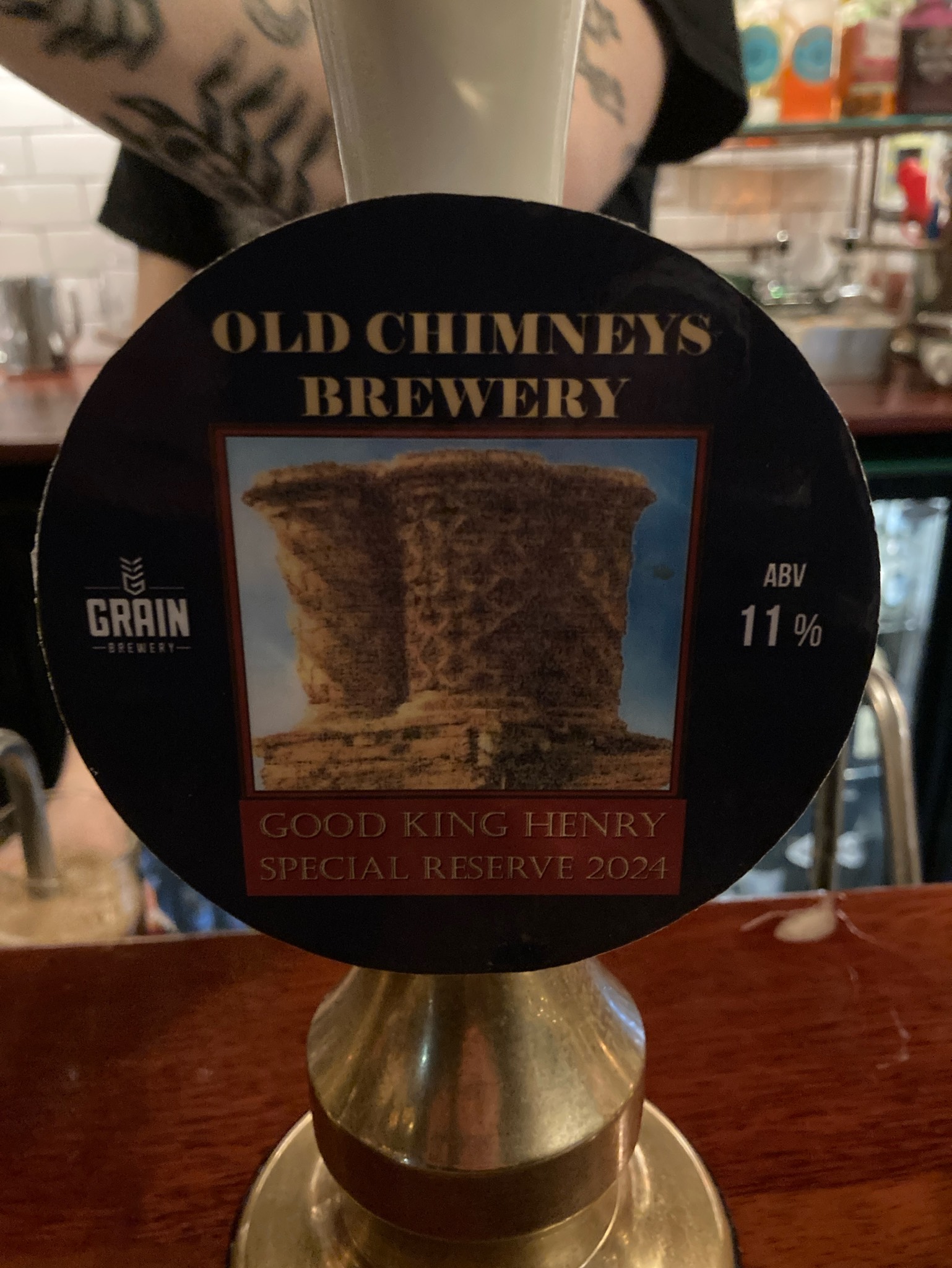Good King Henry Special Reserve, Old Chimneys Brewery