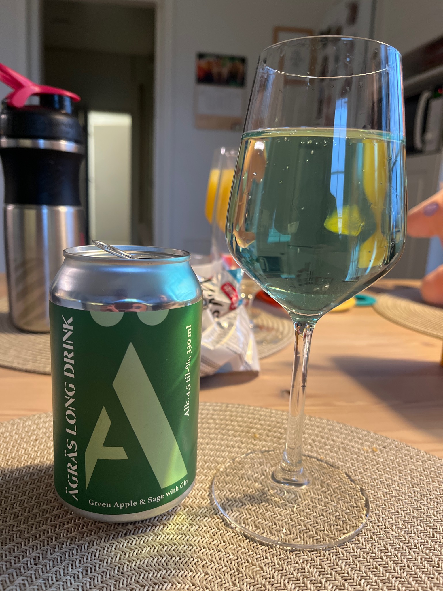 Ägräs Long Drink Green Apple & Sage With Gin, Finland