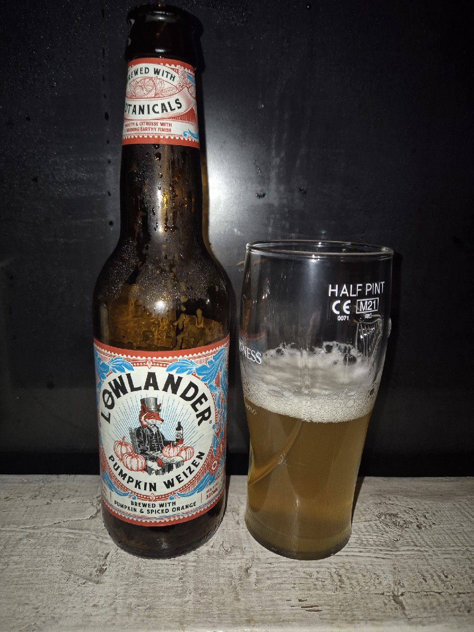 Pumpkin Weizen, Lowlander Botanical Beer