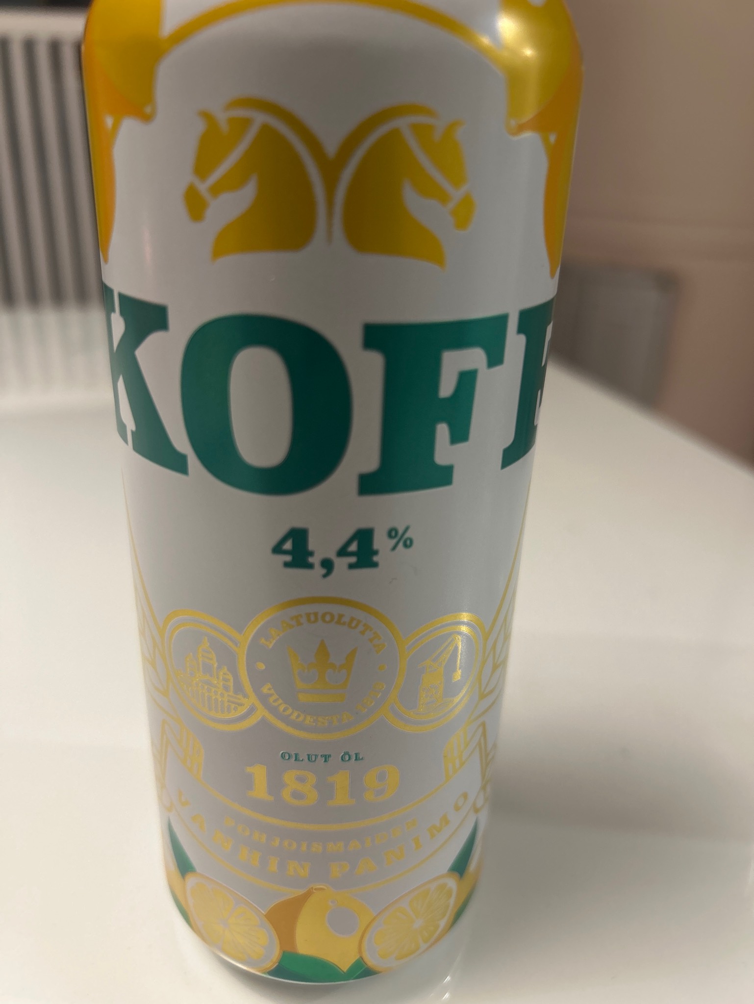 KOFF Sitruunaolut, Finland