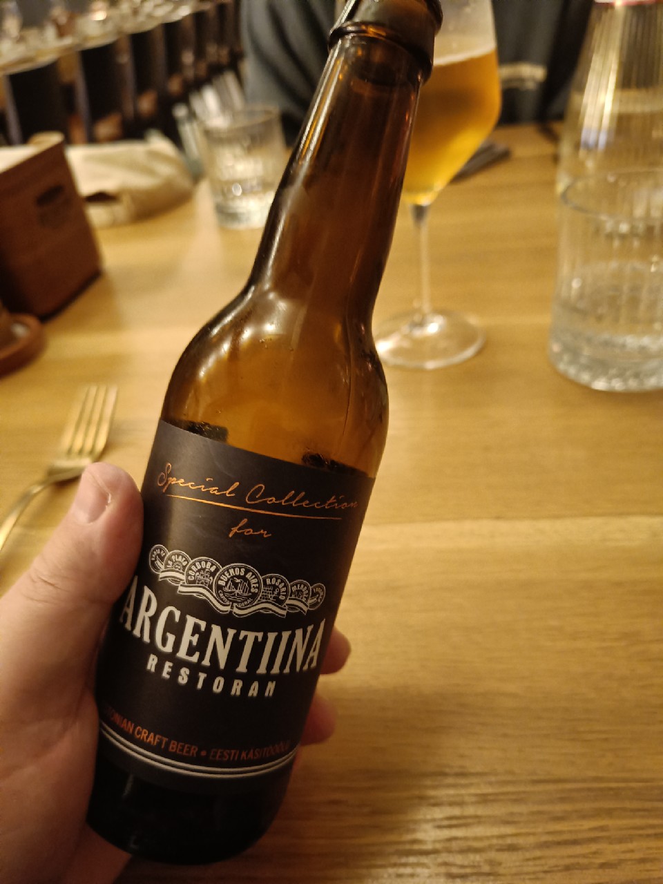 Argentina Restoran, Estonian craft beer