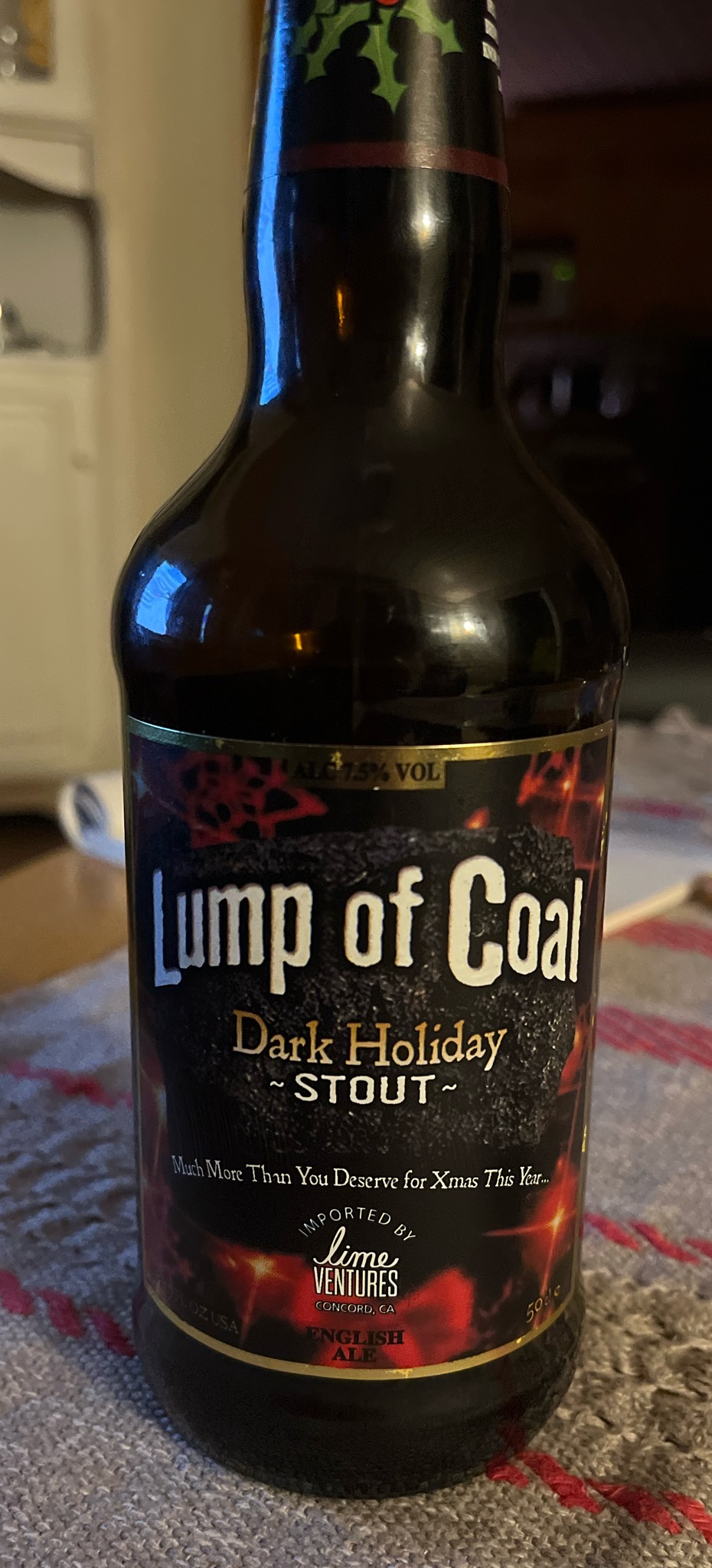 Lump of Coal, Ridgeway Brewing
