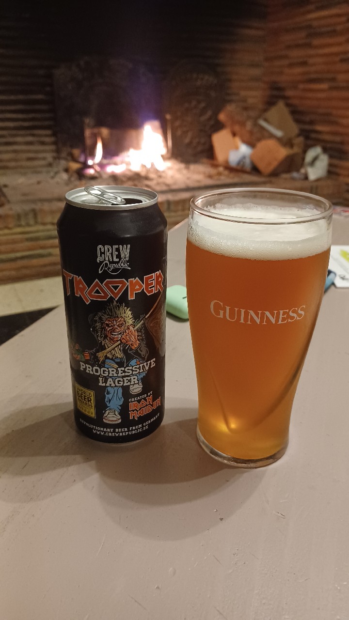 Trooper Progressive Lager, CREW Republic Brewery