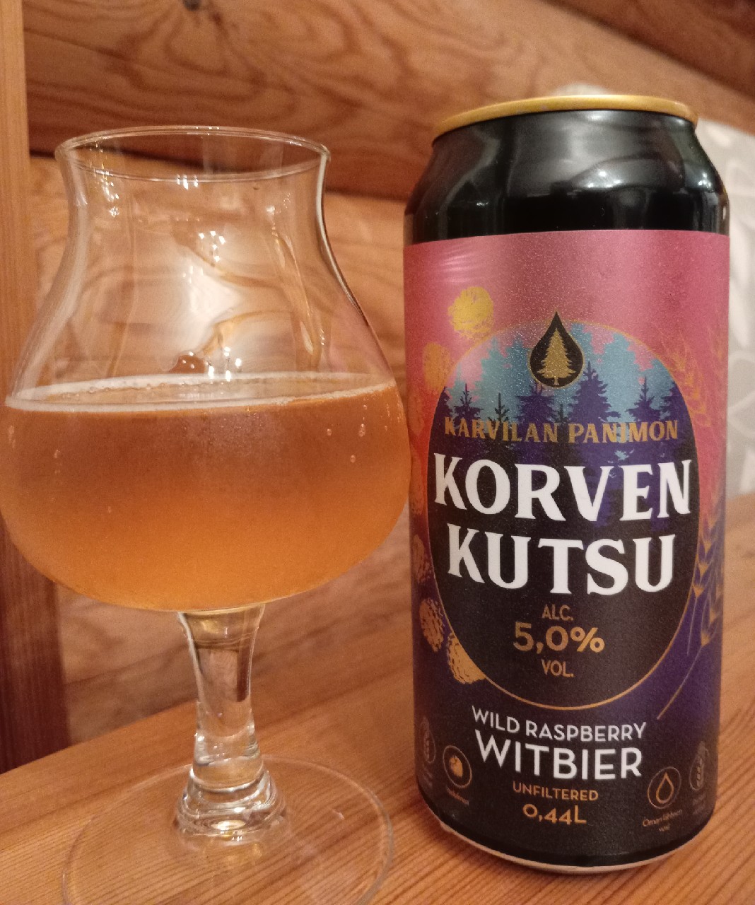 Korven Kutsu Wild Raspberry Witbier, Finland