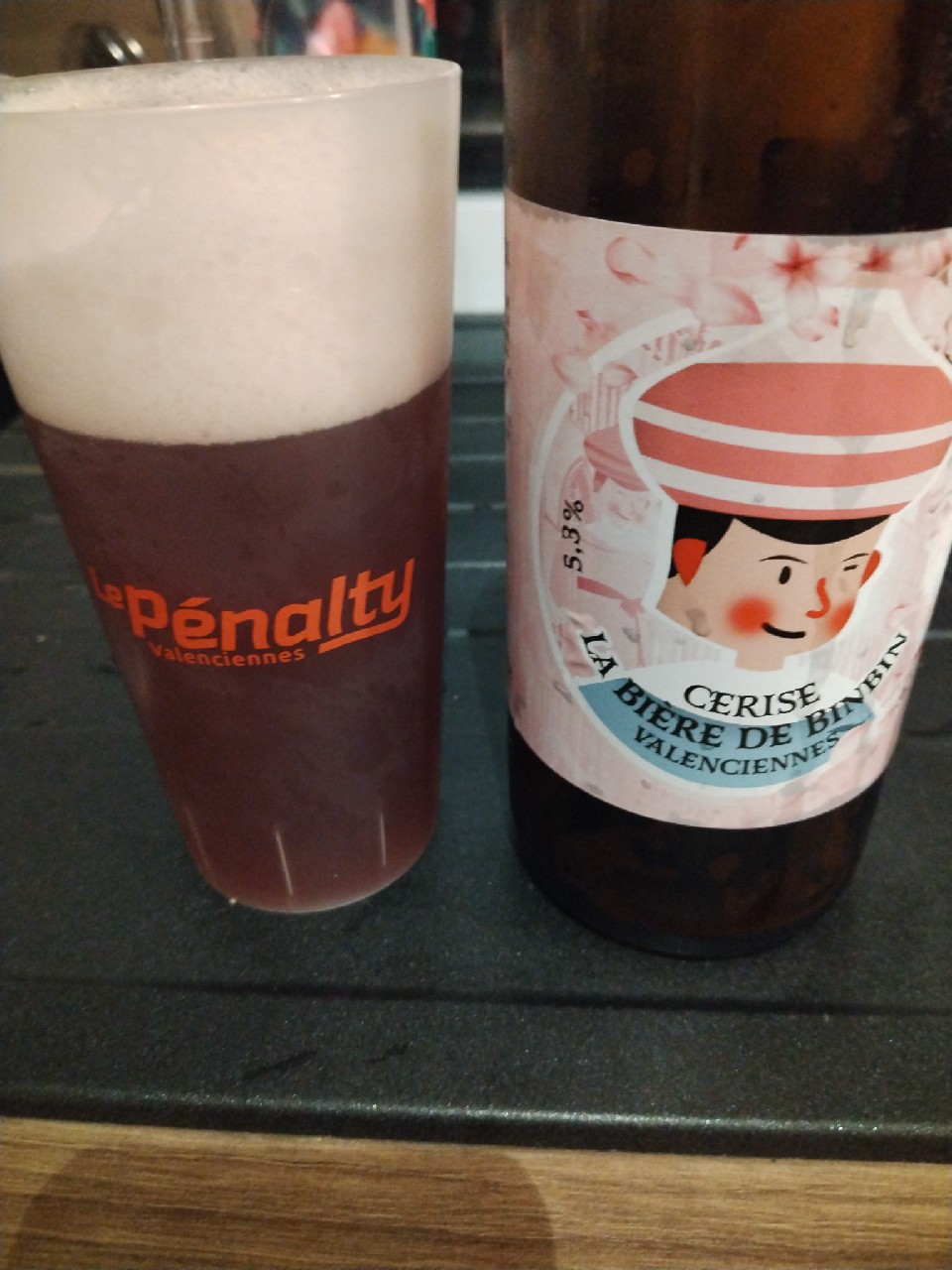 La biere de binbin cerise, Brasserie De La Villette