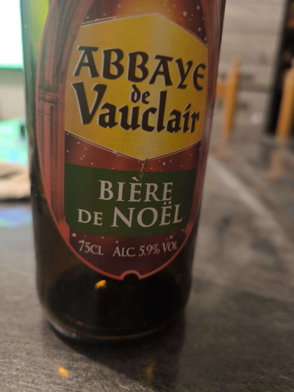 Abbaye De Vauclair - Bière De Noël, Brasserie Champigneulles (TCB)