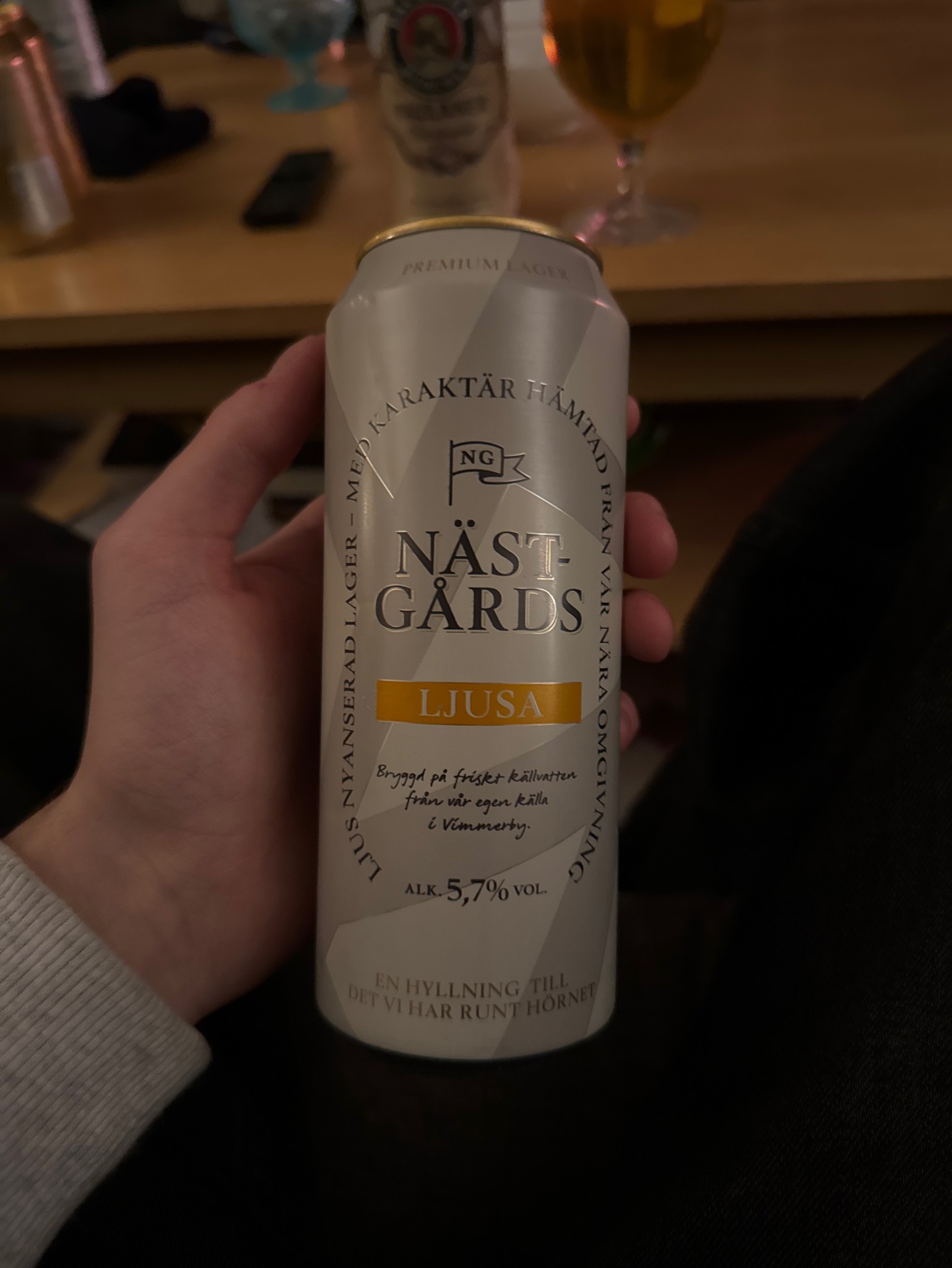 Nästgårds Ljusa, Sweden