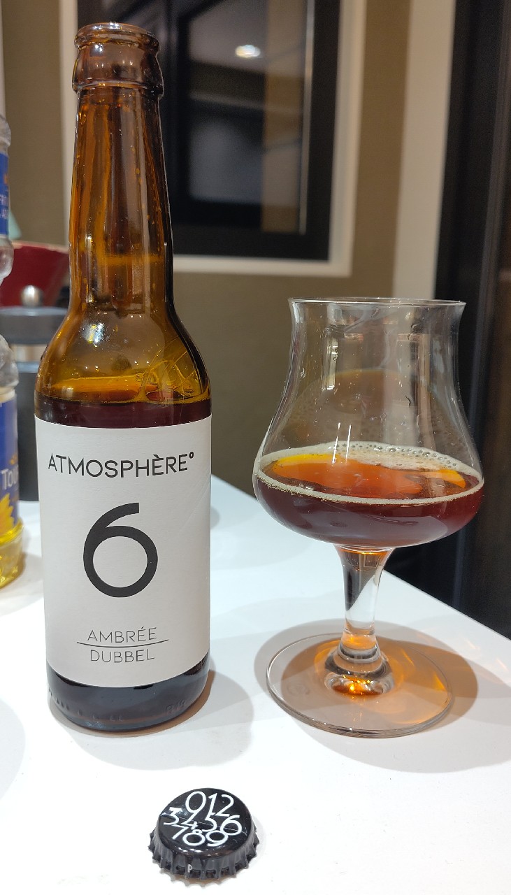 6 Ambrée Dubbel, Brasserie Atmosphère