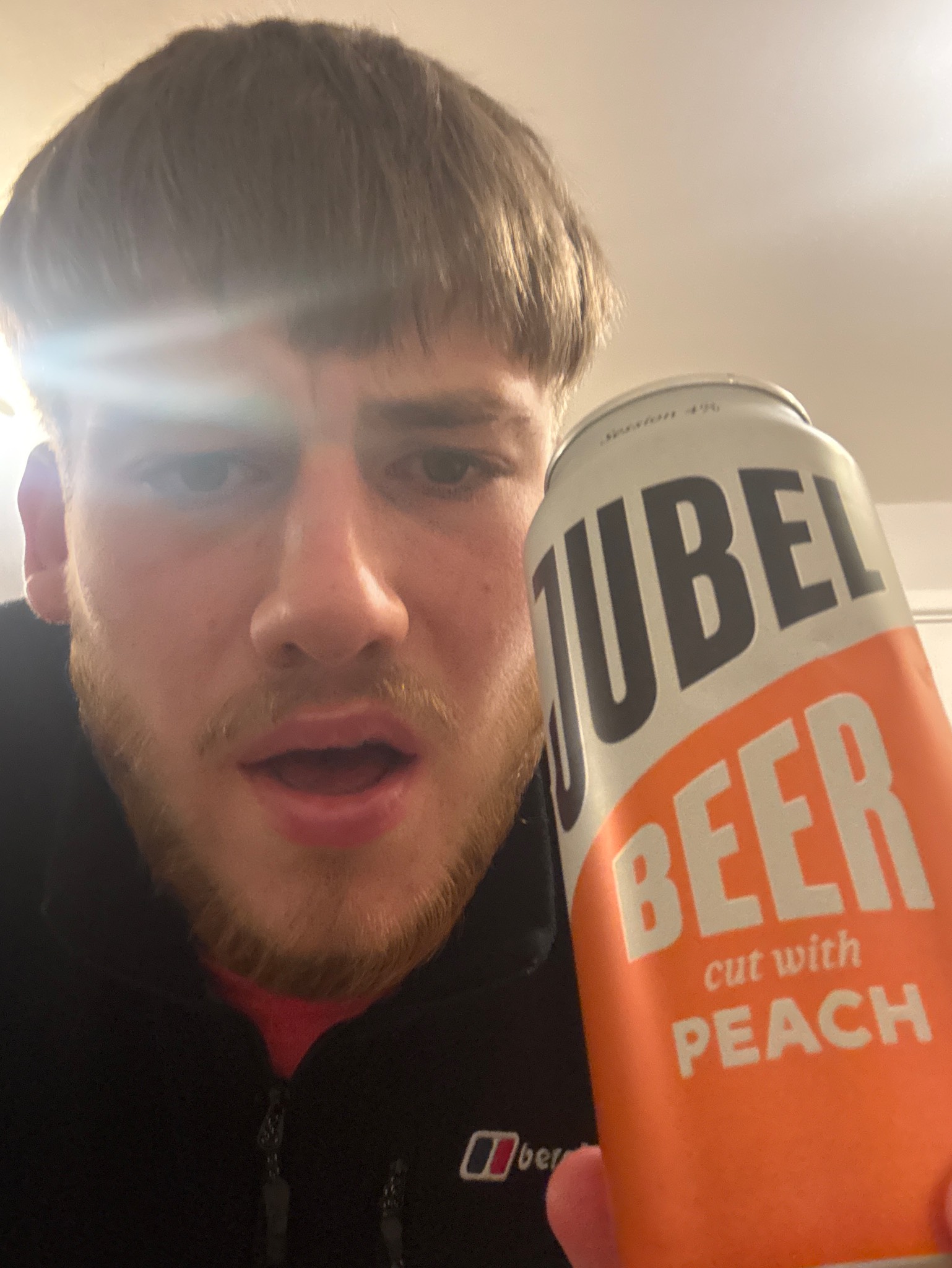 Beer Cut With Peach, Jubel Beer