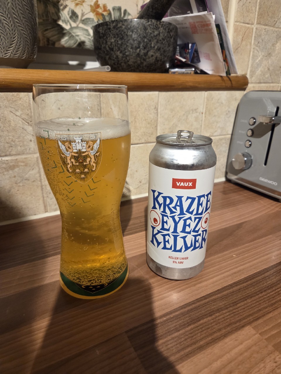 Krazee Eyez Keller, Vaux Brewery