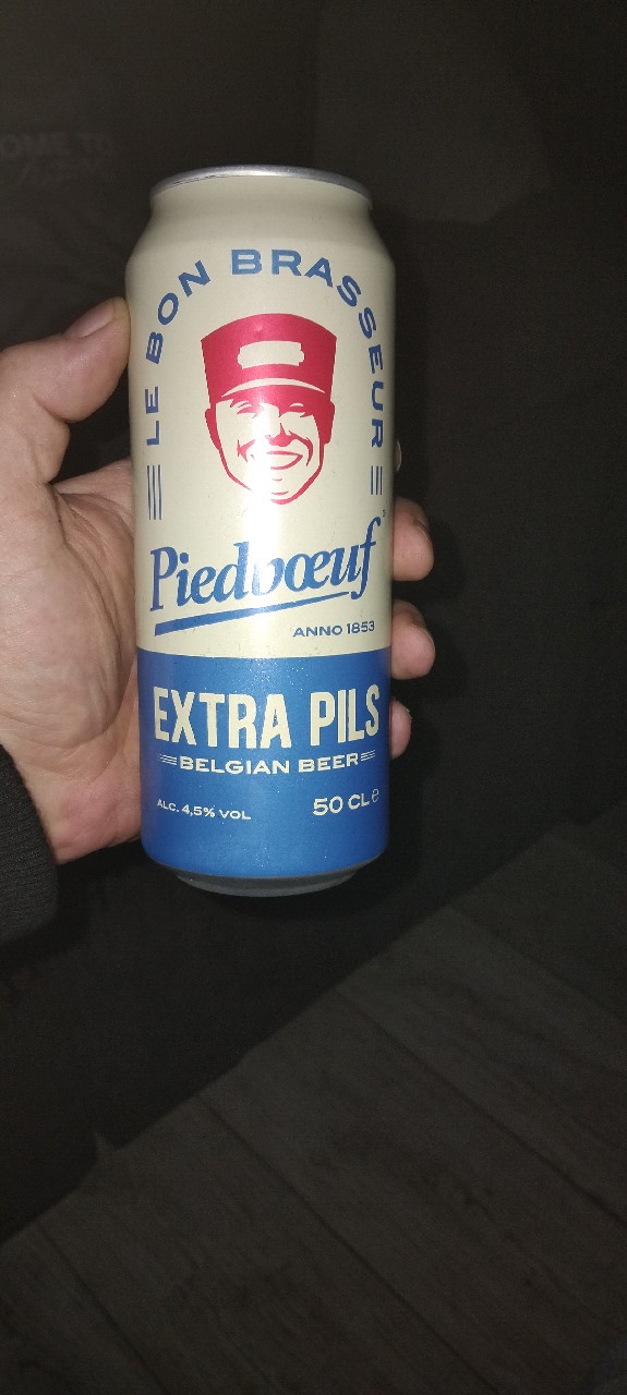 Piedboeuf Extra Pils, Brasserie Piedboeuf (InBev)