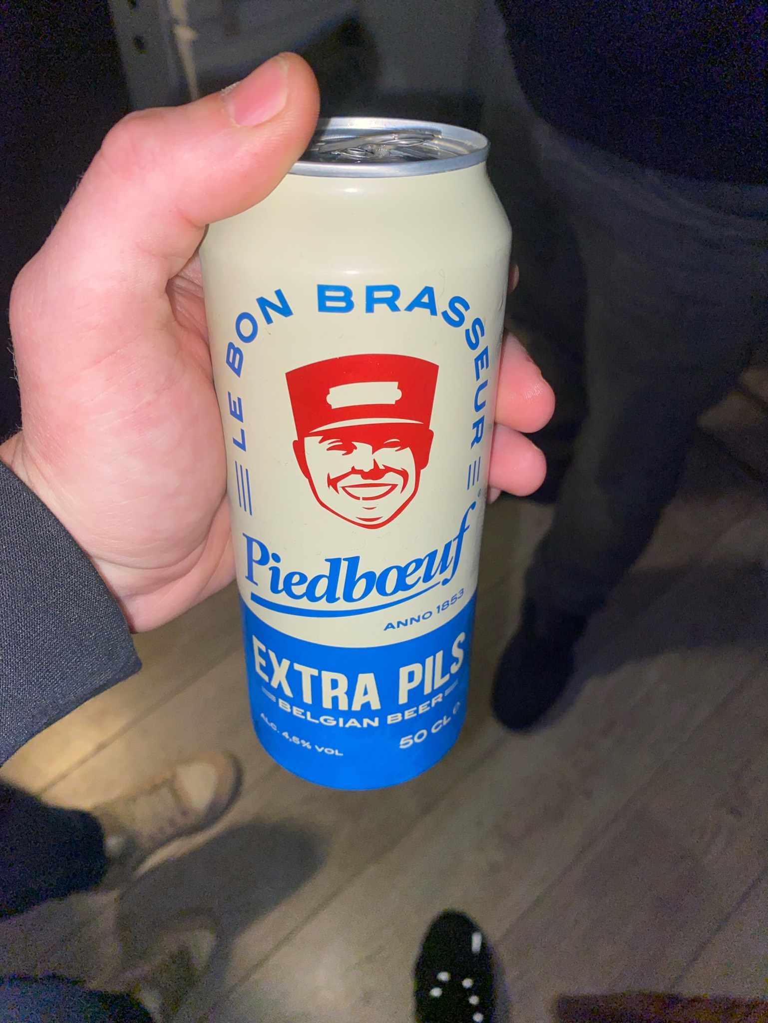 Piedboeuf Extra Pils, Brasserie Piedboeuf (InBev)